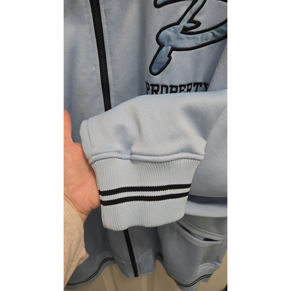 Master P Miller Vintage Track Jacket Baby Blue Rap Hip Hop Streetwear 3XL Y2K 🔥 - Picture 7 of 12